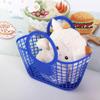 Plastic Storage Basket, Portable Mesh Organizer (Green) view 4