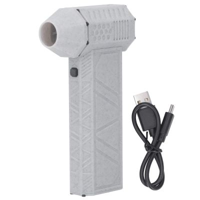 ViaGasaFamido Compressed Air Duster Mini Blower Fan, 120,000 RPM, Cordless Electric Jet Dryer for Computer Keyboards, Home, Outdoors, and Cars (White)