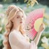 ZLKRHAK Wedding Hand Fan view 3