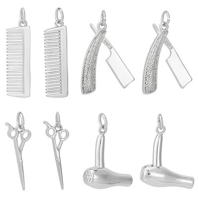 Beebeecraft 8-Piece Hairdresser Charms Set