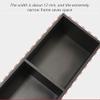 Stainless Steel Recessed Shower Shelf, Black view 4
