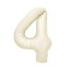 Sanu Belle White Number 4 Balloon view 1