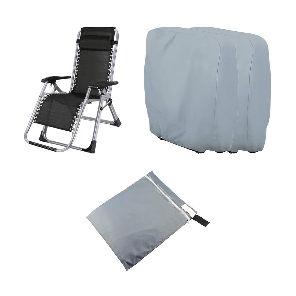 Waterproof Covers for Folding Chairs, 2-Pack