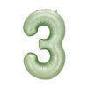 Sanu Belle Olive Green Number 3 Balloon view 1