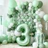 Sanu Belle Olive Green Number 3 Balloon view 4
