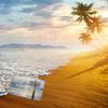 Ebb and Flow Watercolor North Sea Landscape Souvenir Magnet view 4