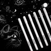 Femnow White Silver Gel Pens - 6 Pack view 1