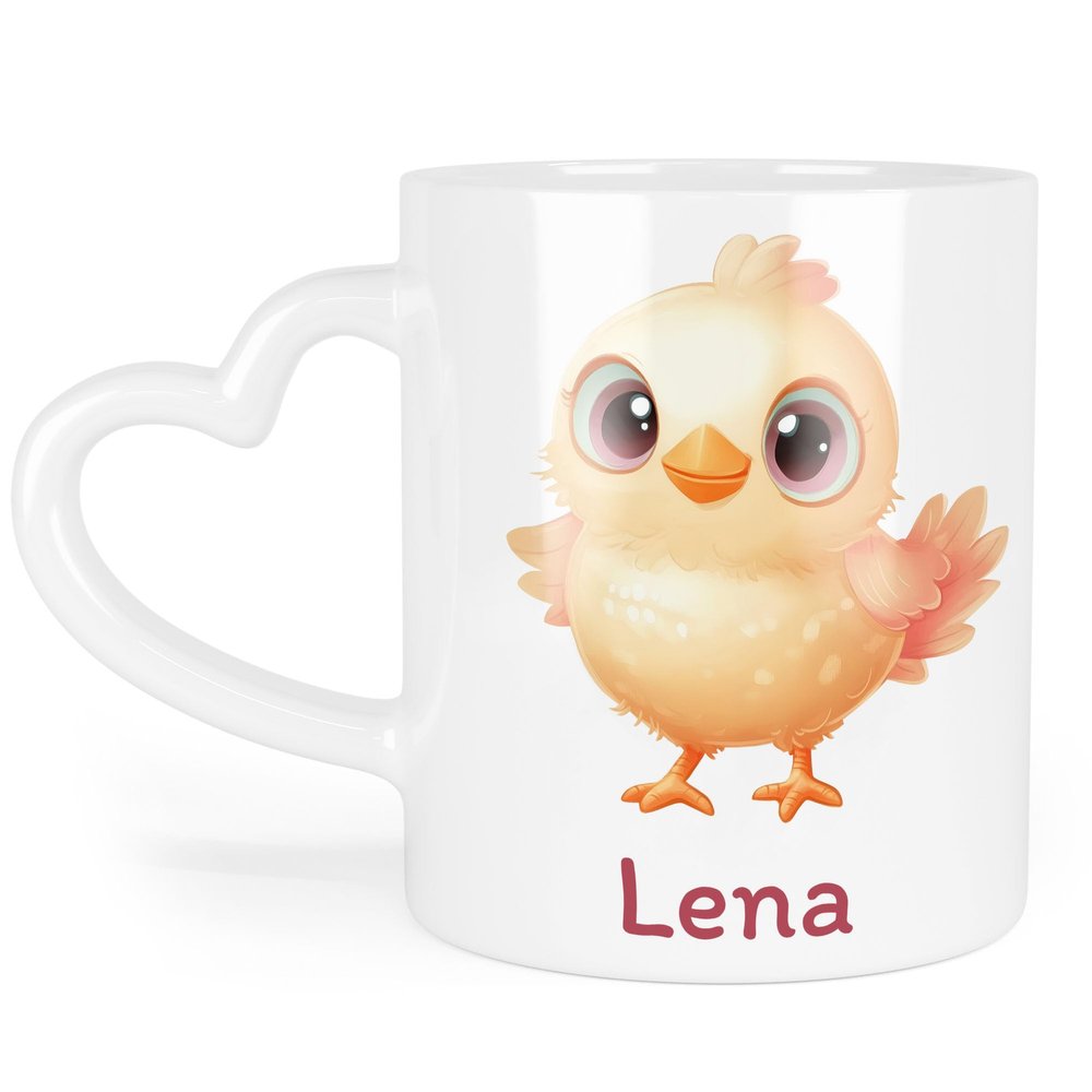 Kiddle-Design Personalized Children's Cup with Name and Heart Handle