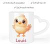 Kiddle-Design Personalized Children's Cup with Name and Heart Handle view 2