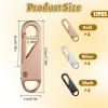 12 Pack Zipper Replacement, Metal Zippers view 2