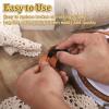 12 Pack Zipper Replacement, Metal Zippers view 4