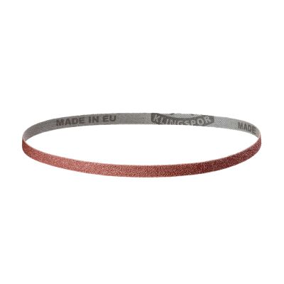 Klingspor Aluminum Oxide Cloth Sanding Belts, Heavy-Duty, 9 x 533 mm, P150, 25-Pack