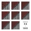 Klingspor Aluminum Oxide Cloth Sanding Belts, Heavy-Duty, 9 x 533 mm, P150, 25-Pack view 3