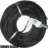 BgnEhRfL Copper Wire, Silicone Wire 12AWG 14AWG 15AWG 16AWG 18AWG 20AWG 22AWG 26AWG 28AWG 30AWG Black-Red Heat-Resistant Soft Silicone Cable (Black, 20AWG) view 4