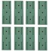 Adhesive, Drill-Free Power Strip Holder, 8-Piece, Green view 1