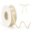 Cream Satin Ribbon 50m view 1
