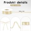 Cream Satin Ribbon 50m view 2