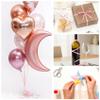 50m Pink Satin Ribbon 3mm view 3