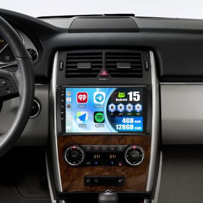 4+128GB Android 15 Car Stereo for Mercedes B-Class, Vito, Viano & Sprinter, Wireless CarPlay/Android Auto, 9" Screen