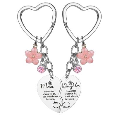 Hitburu Heart Keychain Set - Thoughtful Gift for Family