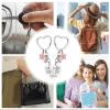Hitburu Heart Keychain Set - Thoughtful Gift for Family view 4