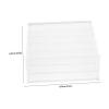 SHINEOFI Desktop Bookends, Transparent Acrylic Book Holder and Organizer view 2