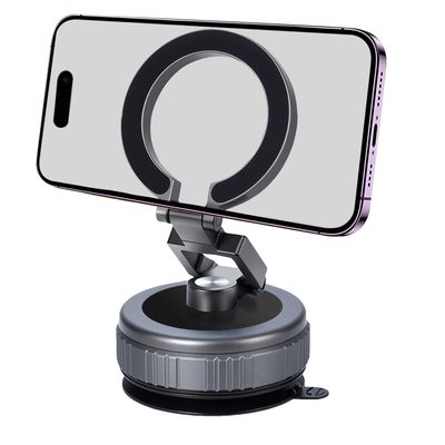 Vacuum Phone Holder, Portable Mobile Stand for Live Streaming