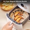 Silicone Air Fryer Magnet Clips for Parchment Liners view 2