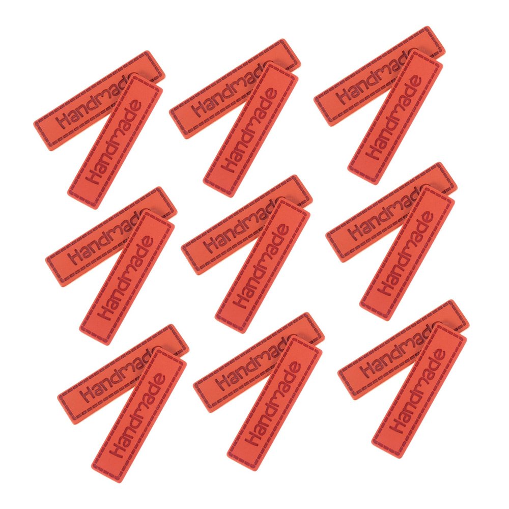 Sewroro 50 Pcs Handmade Leather Labels