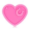 Handcrafted Shiny Heart and Horseshoe Keychain Silicone Mold view 1