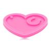Handcrafted Shiny Heart and Horseshoe Keychain Silicone Mold view 4