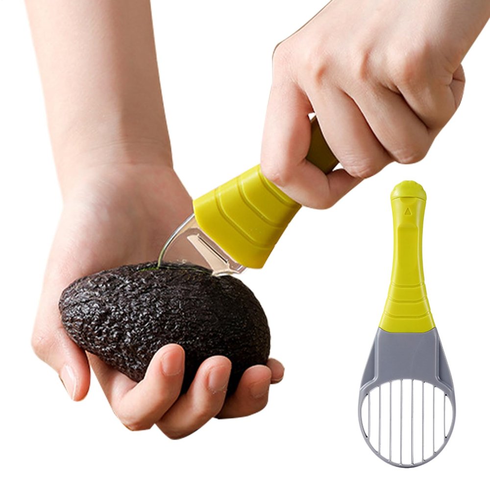 Ahuuen Avocado Tool - Avocado Slicer with Pitter and Divider