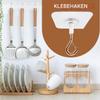 Ceiling Hooks - Adhesive Wall Hooks, Damage-Free Ceiling Hook view 2
