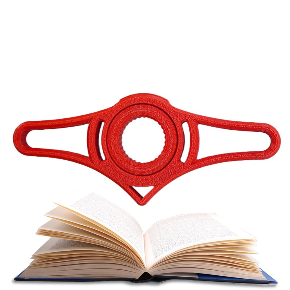 Book Page Holder, Thumb Ring Holder, Hands-Free Reading Aid