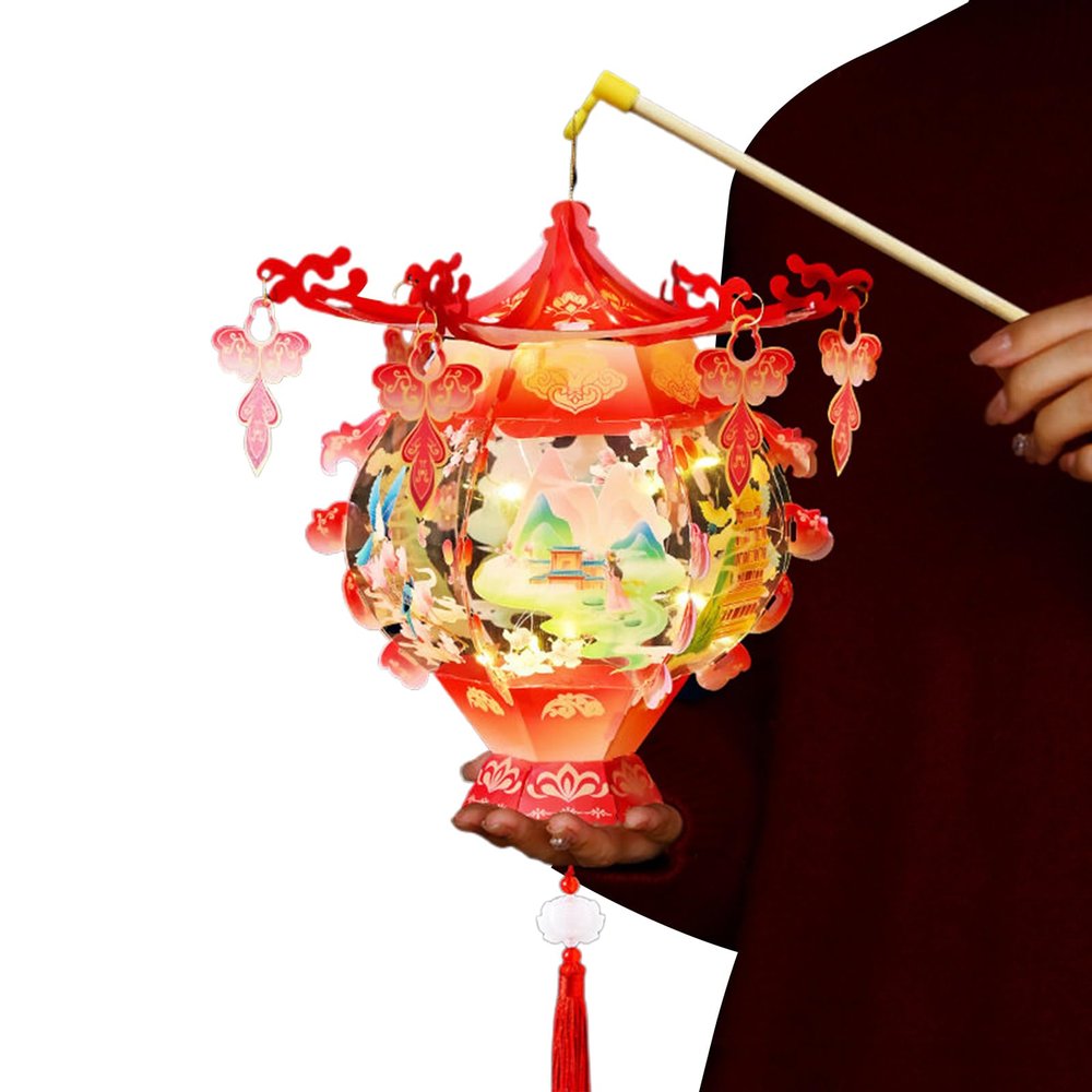 Vintage Style Lantern Set for New Year