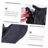 UPKOCH Black PVC Cycling Shoe Covers, 1 Pair, for Outdoor Use view 3