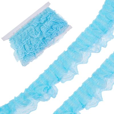 letsinstyle 5 Yards Blue Lace Trim