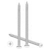 METALLIXITY Phillips Pan Head Self-Tapping Screws (#8 x 2-1/2 in), 15-Pack, 304 Stainless Steel view 1