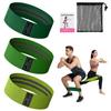 MOTIBACK Fabric Resistance Bands, 3-Piece Set for Strength Training, Muscle Building, Hip and Leg Workouts, Yoga, Pilates and Fitness (C) view 1