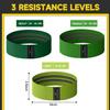MOTIBACK Fabric Resistance Bands, 3-Piece Set for Strength Training, Muscle Building, Hip and Leg Workouts, Yoga, Pilates and Fitness (C) view 2