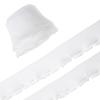 Letsinstyle 4 Yards 3.5 Inch Double Layer Pearl Pleated Organza Lace Trim view 1