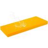 HJZPWB 5 cm PU Leather Bench Cushion, Yellow, 110 × 30 × 5 cm view 1