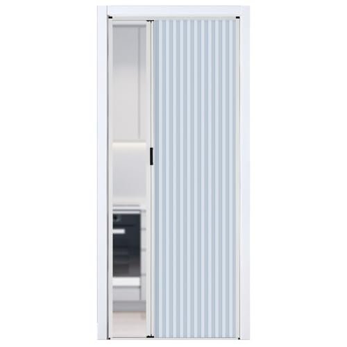 Accordion Folding Door with Honeycomb Structure and Aluminum Frame for Indoor Use