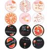 12-Piece Round Wooden Coaster Set view 1