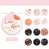 12-Piece Round Wooden Coaster Set view 2