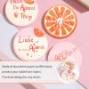 12-Piece Round Wooden Coaster Set view 3
