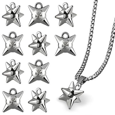 10 Pcs 3D Meteor Hammer Charms for Keychain Crafting