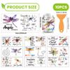 arricraft 10 Pack UV Transfer Paper for Mug Printing with Dragonfly Design view 2