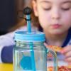 Cartoon Pumpkin Syrup Tips - Reusable Silicone Straw Caps for Kids view 3