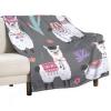 Qjjinxior Flannel Blanket, Alpaca Throw for Couch, Sofa, Bed, Office, Soft and Comfortable, No Pilling view 1